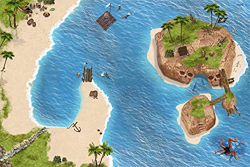 STIKKIPIX Piraten Spielmatte (ähnlich Spielteppich) | SM06 | Spiel-Matte für das Kinder-Zimmer |...