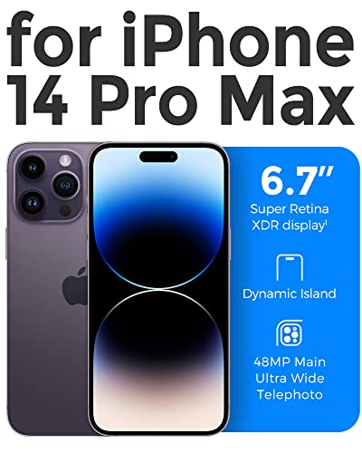 Mkeke For Iphone 14 Pro Max Case With Magsafe, Silicone Phone Case For Iphone 14 Pro Max [Full Protection] [Durable & Shockproof] Cover Case For Apple 14 Pro Max Case - Black #TOP7