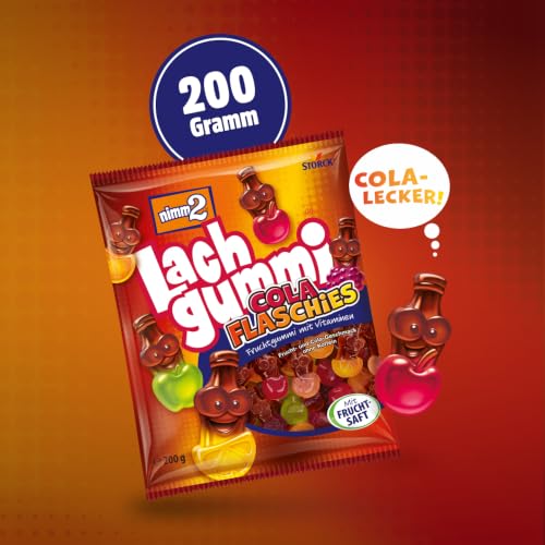 nimm2 Lachgummi Cola Flaschies, Fruchtgummis mit Colageschmack - 1 x 200 g – Ansicht 3