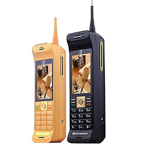 Higoo NEW Quad-band Classic Vintage Retro Touch Screen Brick Phone Dual SIM Dual Standby GSM850/900/1800/1900Mhz Mobile Cell Phone 16800Mah battery (Gold)