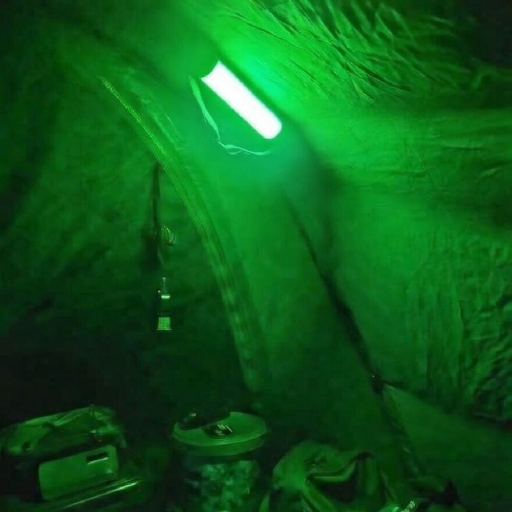 Sunblesa Upgrade Wiederaufladbare Bivvy Light - Magnetische LED Angel-Laterne mit Fernbedienung, 2600mAh Powerbank, Rot/Grün/Weiß Modi, Wasserdicht für Karpfenangeln Camping