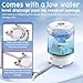 Portable Washing Machine and dryer Underwear Washer,Upgraded Portable Mini Washing Machine,Rechargeable Cordless portable washer, Laundry Cup for Bra, Underwear, Socks (3Lwhite)