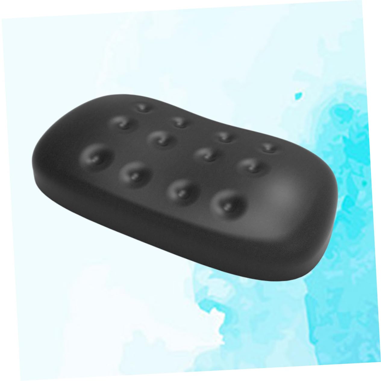 OSALADI 3 Pezzi Pad pad memory foam poggiapolsi delle mani poggiapolsi per mouse tappetino per mouse a mano tampone topo poggiamano memoria Nero