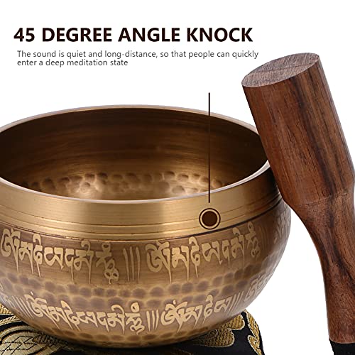 Doitool Conjunto De Tigela Tibetana Para MeditaçãO, Ioga, Gongue, Zen, Ioga, Com Martelo Para Medita