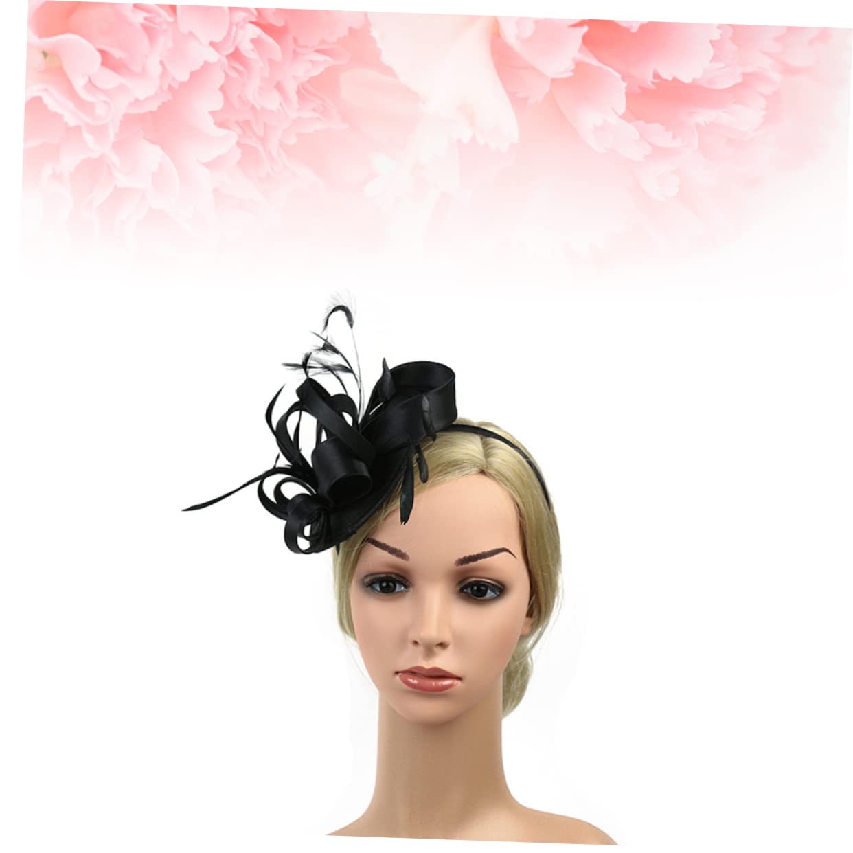 FOMIYES Cuffie Fascia Cappello Donna Fascia Sposa Cappelli Di Fascinator Per Le Donne o Festa Flapper 1920S Flapper Per Fiori Decorazione Copricapo Per La