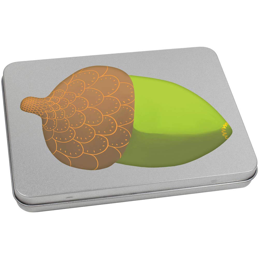 170mm 'Acorn' Metal Hinged Tin/Storage Box (TT00104879)