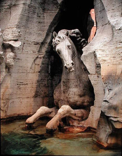 Cuadro Fuente de los Cuatro Ríos de Bernini para transformar la decoración de su sala de estar