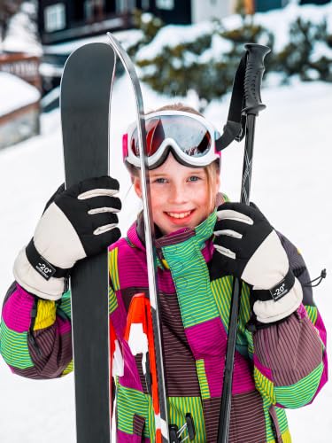 Image of Geyoga Kids Waterproof Winter Snow Ski Gloves