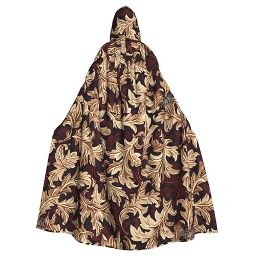 Cape à capuche adulte motif grande feuille pour incarner vos héros à Halloween