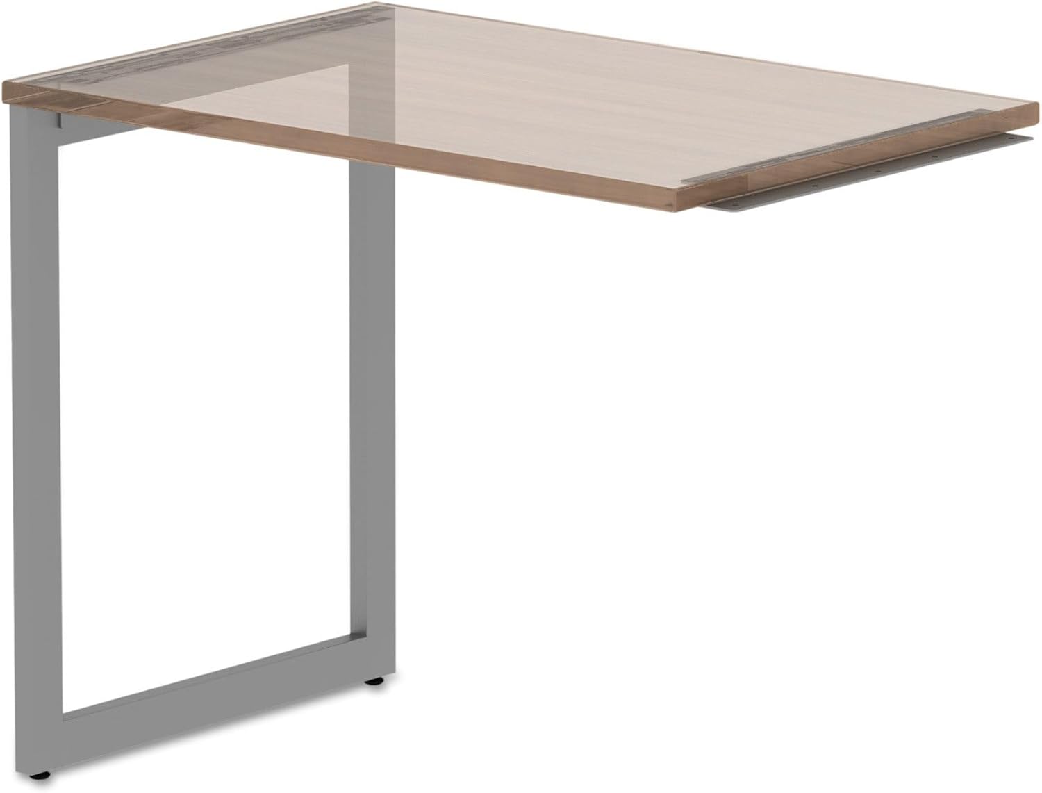 Alera alera Open Office Series o-Leg Return Base, Fully Adjustable, 36 to 70.78w x 23.38d x 28.5h, Silver