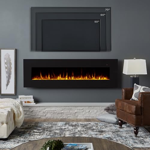 Real Flame Corretto Electric Fireplace, 72