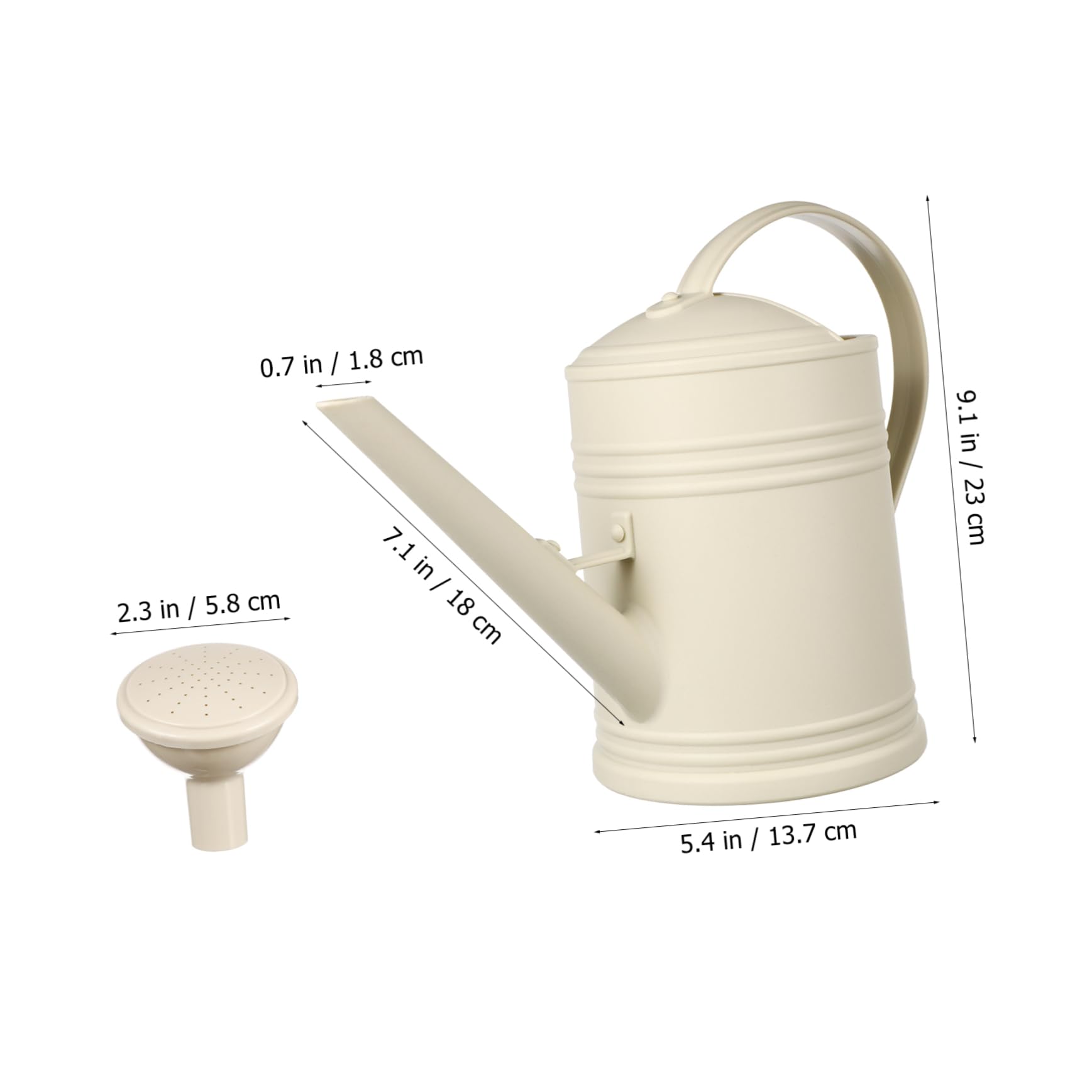 Innaffiatoio Per Piante Con Beccuccio Lungo Strumento Da Giardinaggio Per Interni Ed Esterni Capacità Design Ergonomico e Resistente Per Annaffiare Fiori e Piante