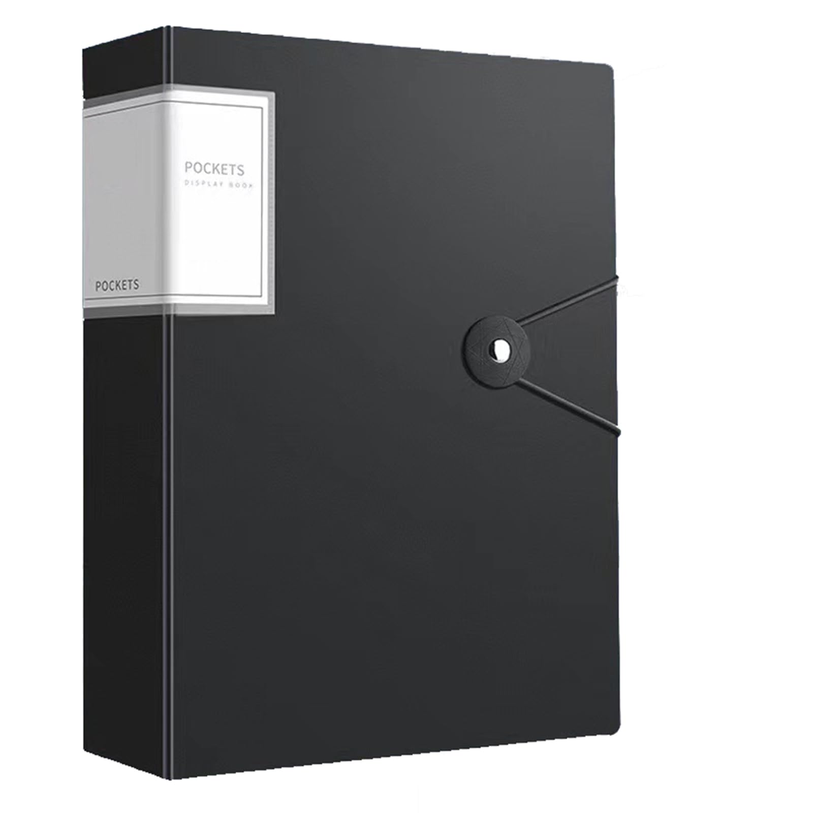 Binder with Plastic Sleeves, 40-Pocket Bound Presentation Book Portfolio Folder with Sheet Protectors, Displays 40 Pages A4 Letter Size Binder Folder for Documents, Certificates, Recipes, Black