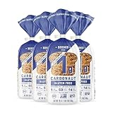 Carbonaut Gluten Free Bread, Low Carb Bread, Keto Bread, Keto-Certified Food, Snack, Meals, Non-GMO, Vegan Bread 4 Pack (Gluten Free Seeded)