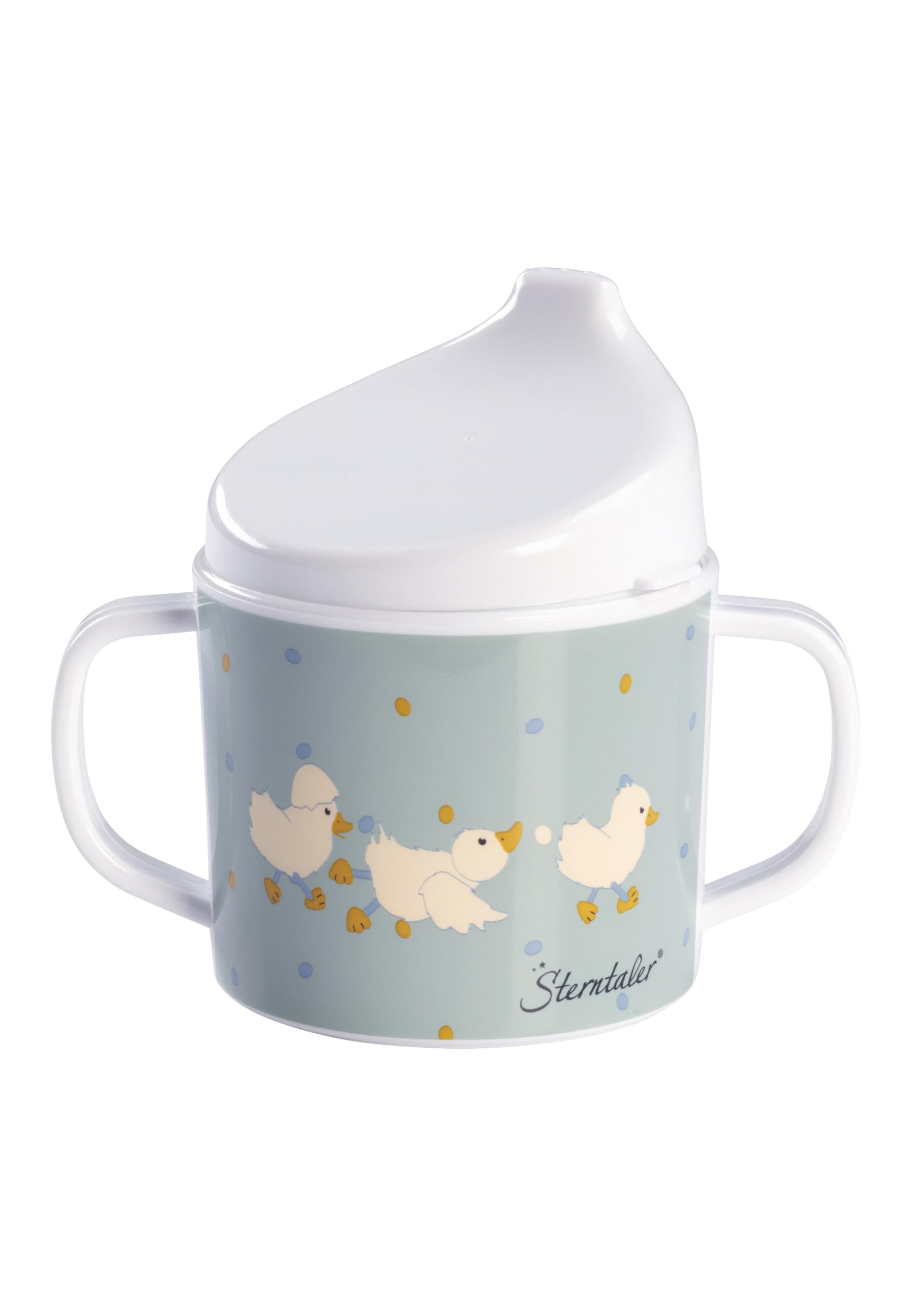 Sterntaler Edda Lou Duck Mug with Removable Drinking Attachment and Non-Slip Base for Boys and Girls