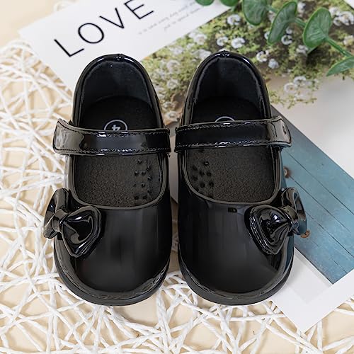 image for Meckior Infant Baby Boys Girls Classic PU Leather Wedding Dress Shoes 