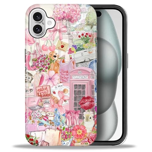 DAIZAG iPhone 16 PluspP[XA~bNX2wfUCϏՌ\tgTPU_uveNVtHP[XiPhone 16 Plusp-킢sÑAj}K[fR[W