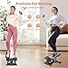 Leikefitness Steppers for Exercise Mini Stair Stepper, Cardio Workout Equipment, Twist Stair Stepper with Resistance Bands Up-Down Motion for Full Body Workout Exercise Equipment for Home (black)