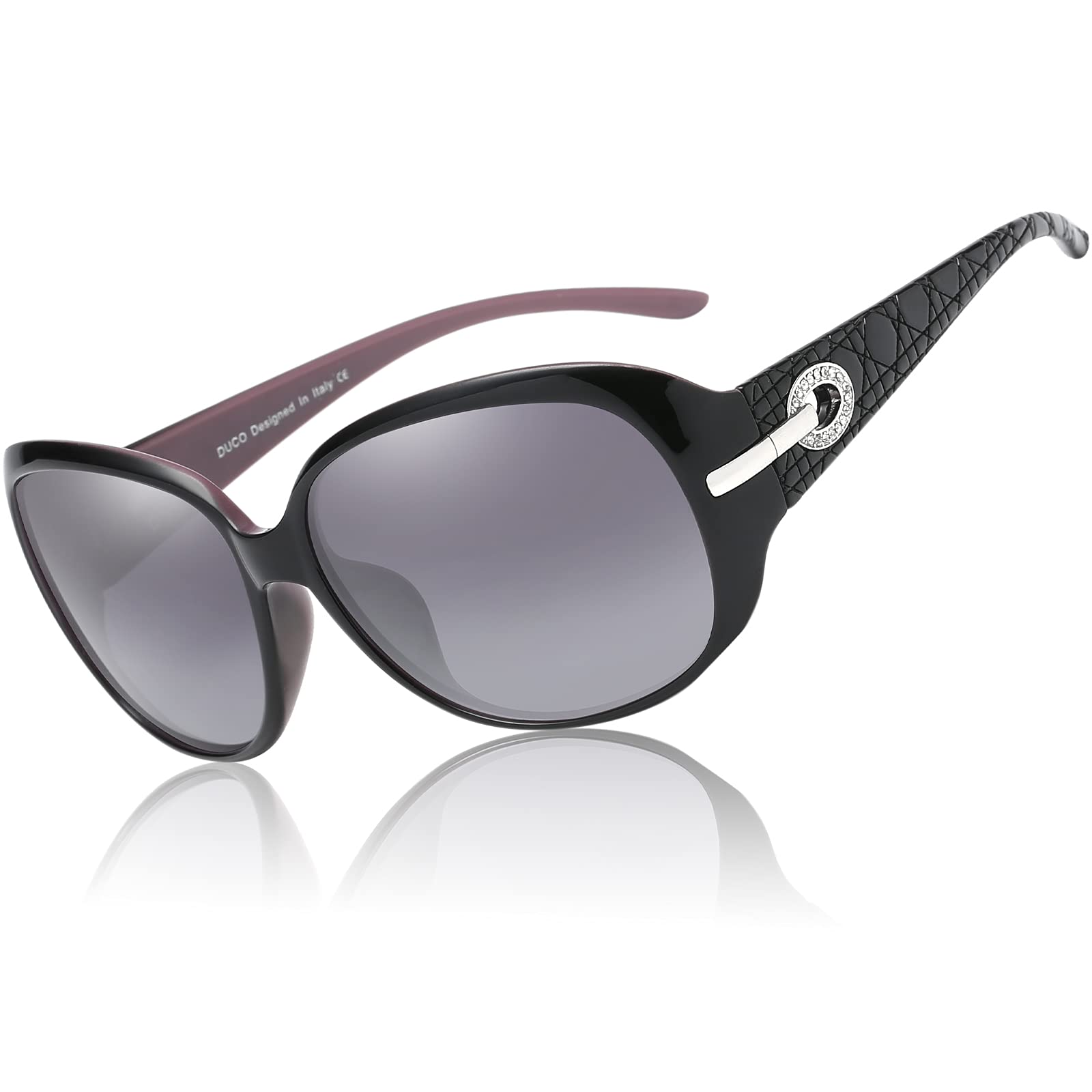 DUCO vintage zonnebril voor dames, retro zonnebrillen met UV400