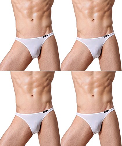 WINDAY Men Briefs Breathable Ice Silk Triangle Bikinis and Briefs D3182