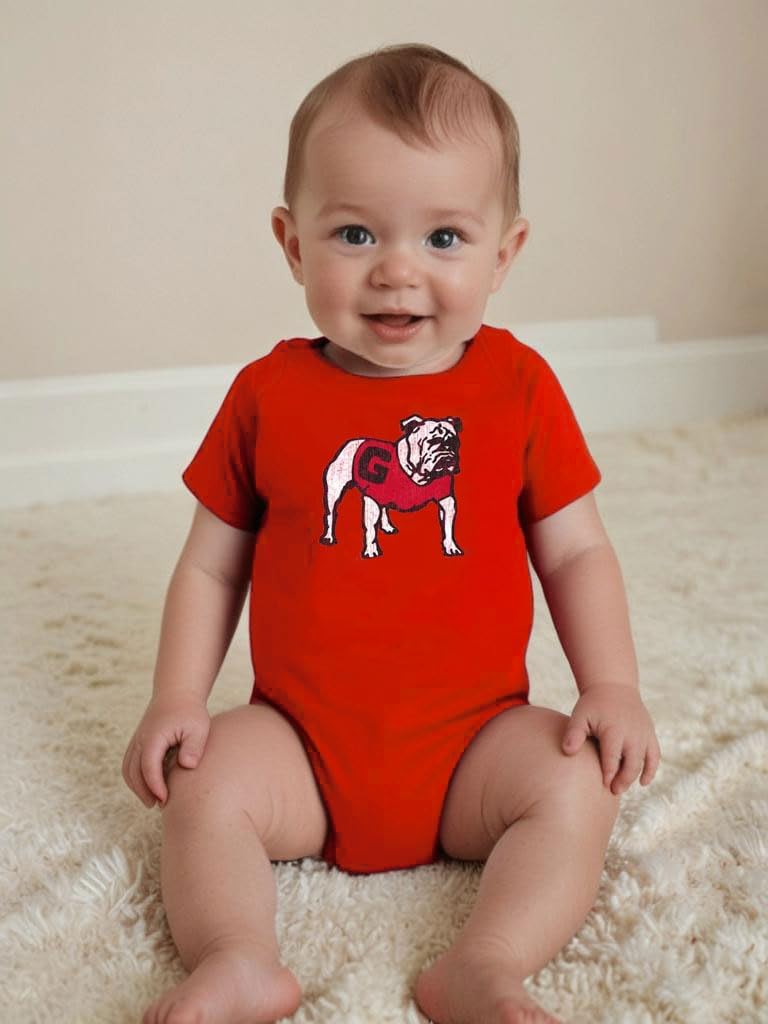 Wes and Willy Baby College Team 3 Pack of Cotton Rompers