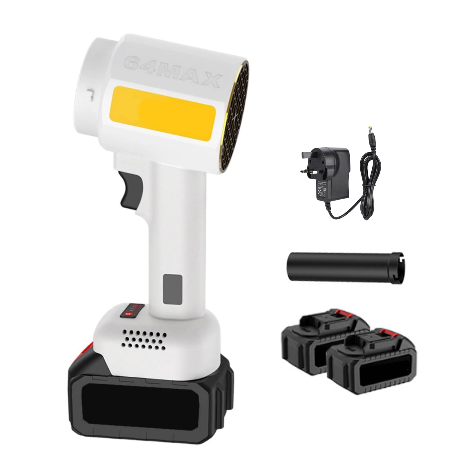 Ventilateur compact haute vitesse professionnel avec piles interchangeables