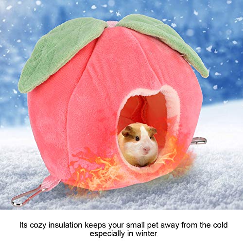 Hamster Slaapzak, Kleine Huisdier Warme Hangmat Slaapnest Fruitvormige Kooi Hamster Suiker Zweefvliegtuig voor… - Image 3