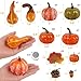 winemana Thanksgiving Fall Decorations for Home-6pcs Mini Pumpkins & 2pcs Gourds, 30pcs Leaves & 10pcs Acorns, 2pcs Pinecones Centerpiece Set-Harvest Decor for Table Mantel (Largest: 4.5