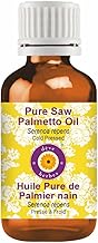 Deve Herbes Pure Saw palmetto Oil (Serenoa repens) | Cold Pressed | Natural | Undiluted | For Diluting Essential Oils | For Skin & Massage | Men & Women | 5ml