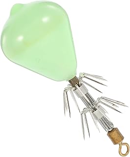 OFFSCH Gancho De Lula Bico Suporte De Isca Gancho Polvo Isca Ganchos Kits Fluorescentes Lula Gira Enfrentar Saias De Lula Isca Para Girar Polvo Gancho Biônico