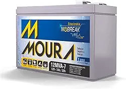 Bateria Moura Selada Vrla 12V 7Ah Estacionaria 12Mva-7