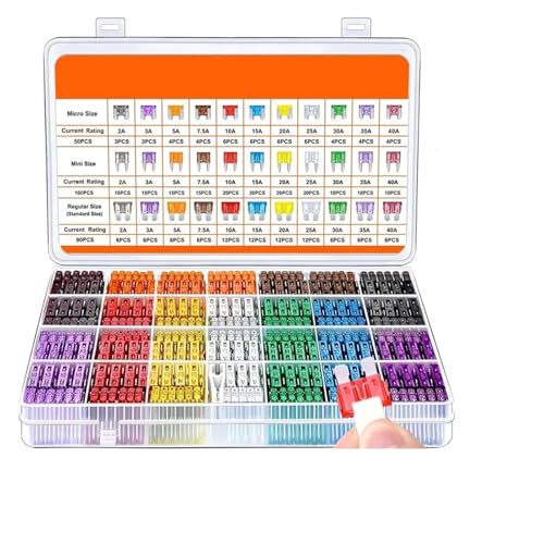 Assortiment fusible voiture 300 pièces pour remplacer un fusible grillé rapidement
