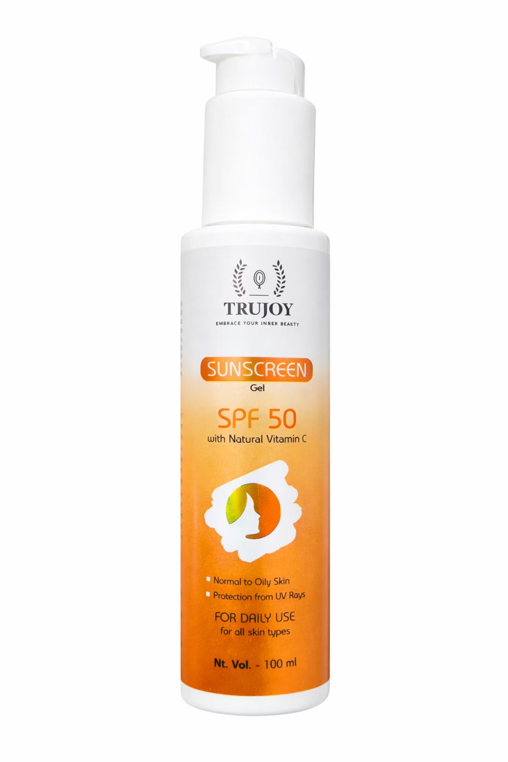 TRUJOY SPF 50 Sunscreen Gel for Face, Vitamin C Sunscreen, Oil-Free, Non-Sticky, Broad Spectrum UV Protection, No White Cast, Daily Skincare – 100 ml-image-24
