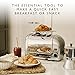 Dualit Warming Rack for Dualit Classic Toasters | 1 Toaster Accessory | Heat bread products with ease | Heatproof Handle | 1738