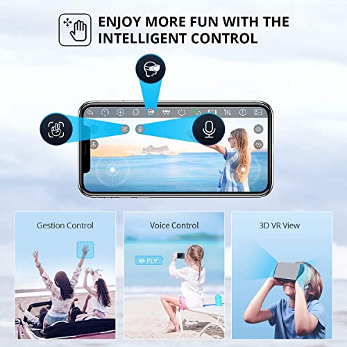 Droneeye 4Dv13 Drone For Kids Adults With 1080P Hd Fpv Camera, Foldable Mini Rc Quadcopter With Waypoint, Functions,Headless Mode,Altitude Hold,Gesture Selfie,3D Flips,Beginners Toys Gifts #TOP5