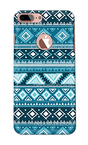 Image of PRINTFIDAA Coloured Tribal Pattern Hard Back Cover for iPhone 7 Plus Logo (5.5 inch) / iPhone 8 Plus Logo (5.5 inch), A1784 Back Cover -(P6) KAT1008