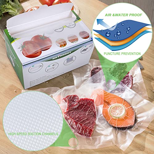 Vacuum Sealer Bags Rolls 11''X100' For Food With Cutter Heavy Duty Sealing Bag Bpa Free #TOP1