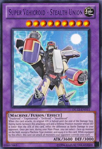 YU-GI-OH! - Super Vehicroid - Stealth Union - Purple (DL12-EN011) - Duelist League 2011 Prize Cards - Promo Edition -
