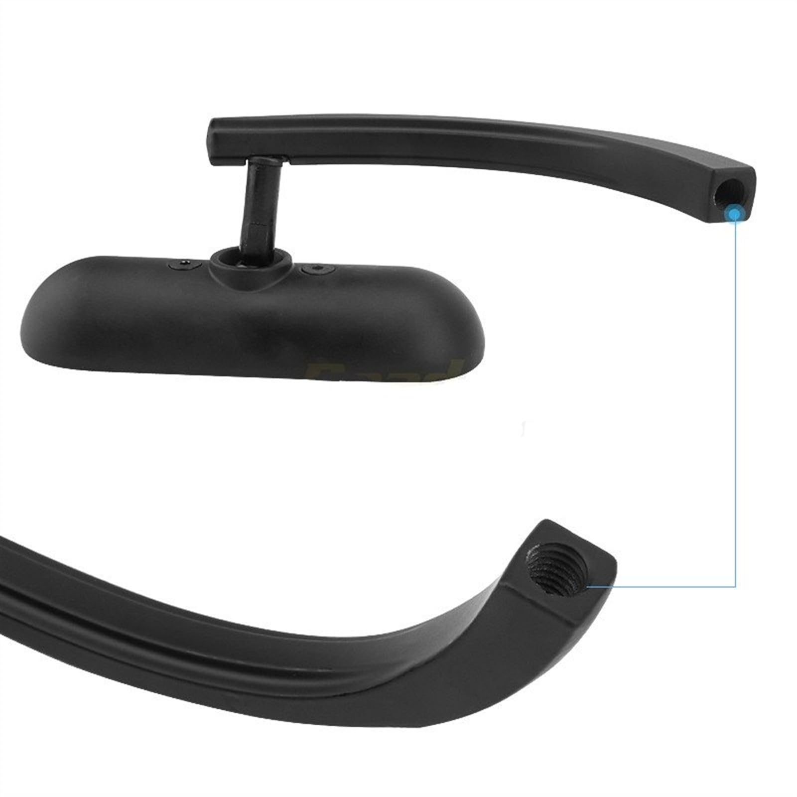 Pour Suzuki Pour Intruder 750 Pour Boulevard C50 Moto Vélo ATV Aluminium 7/8 ''22mm Extrémité Barre Rétroviseur Latéral Rétroviseurs Moto