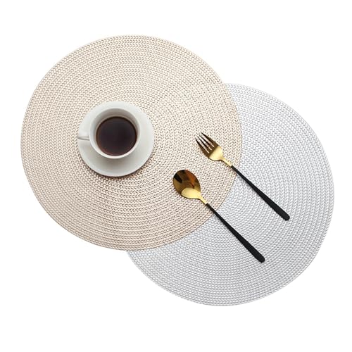 Set de table imperméable 4 personnes Beydodo contre les taches de repas