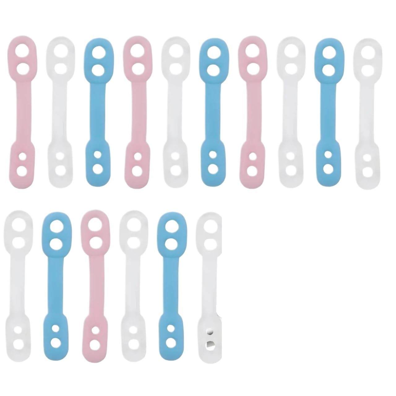 Hangers for Clothes Space Savers 600pcs Anti-drop Clothes Rack Windproof Buckle Falling Strip Hanger Clip Household Hook Fixing(Blue)