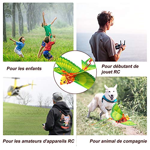 HANVON Go Go Bird Fliegendes Spielzeug, Mini Fernbedienung Hubschrauber, Bionic Drohnen-Technologie Spielzeug, Indoor… – Bild 8