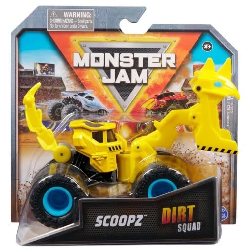 Amazon.com: Monster Jam, Official Dirt Squad Monster Truck with