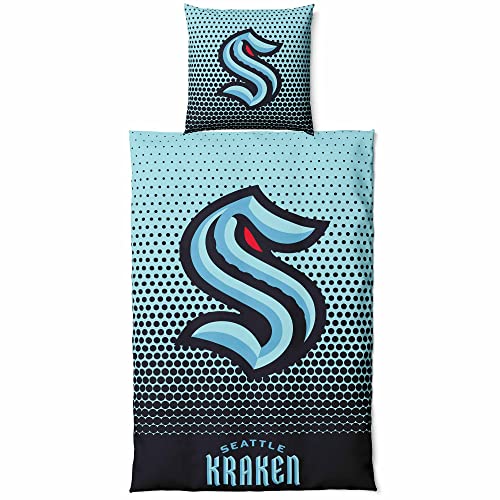 Great Branding Parure de lit Seattle Kraken Dots NHL