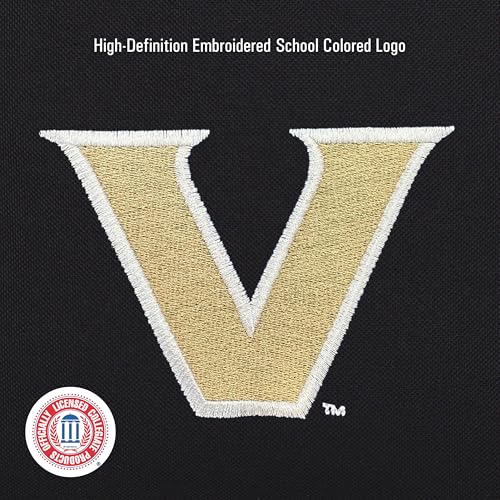 Image of JanSport NCAA Officially Licensed Backpack, Vanderbilt Commodores, Superbreak Plus with Padded 15'' Laptop Sleeve, Spacious Computer Bag for Men & Women, Durable Daypack with Bottle Pocket, Black