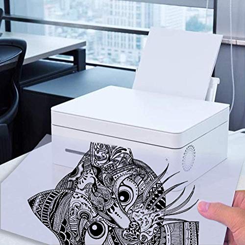 WeLiu Transparency White Film for Inkjet Printers 8.5 x 11 Inches,50% Clear 55 Sheets/Pack - Thumbnail 4