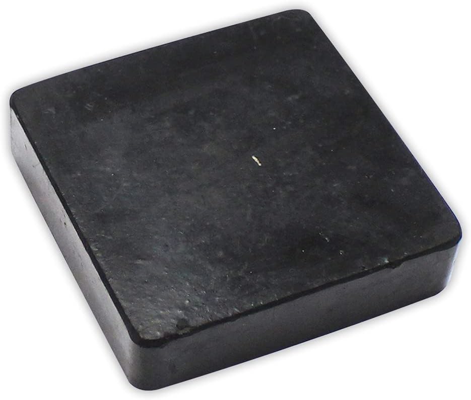 Bench Wizard 4 Rubber Doming Block | 4 x 4 X 1 | Absorbs Impact & Protects Work Surface | Essential Tool for Jewelry Making, Metalworking, Crafting