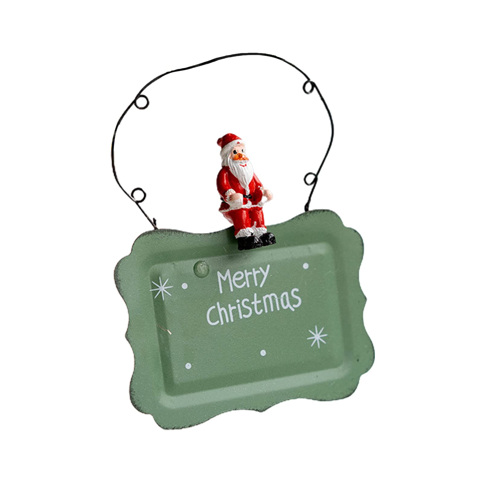 Elnwnnkc Elder Merry Christmas Sign Santa Snowman Elk Hanging Pendant Ornament For Home Restaurant Ktv Decoration Merry Christmas Sign For Tree