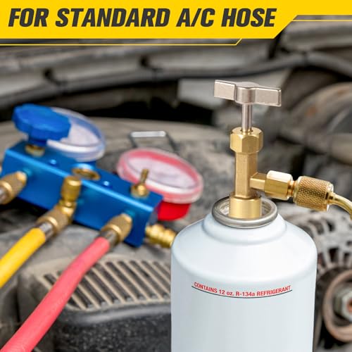 Image of R134a Refrigerant Can Tap Kit - Self-Sealing, Single Puncture for Easy Refills