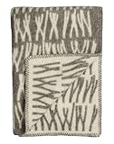 Roros Tweed Designer 100% Norwegian Wool Throw Blanket in Many Patterns (Naturpledd in Knytte)